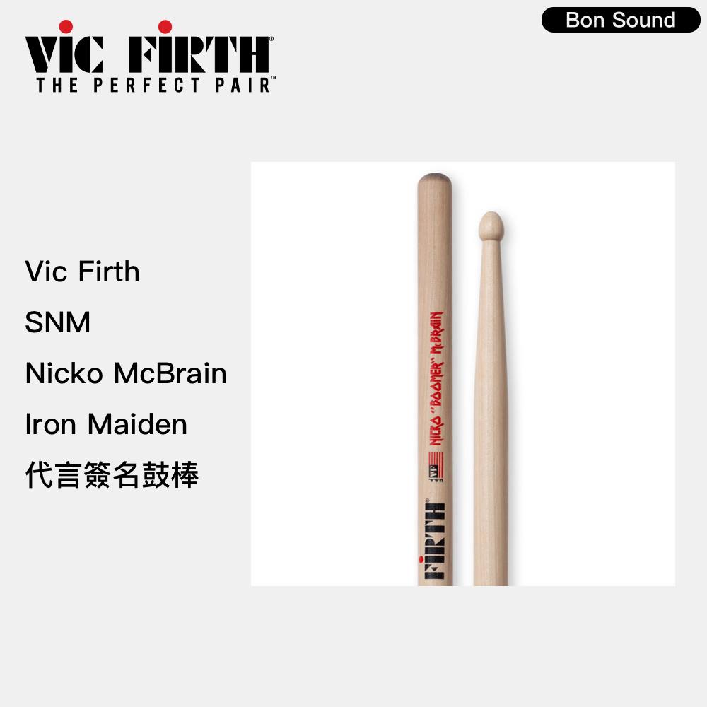 【BS】原廠公司貨 Vic Firth SNM 簽名 鼓棒 Nicko McBrain Iron Maiden 鼓手-細節圖2