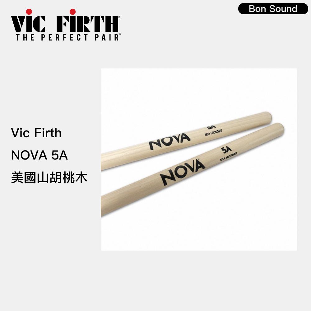 【BS】原廠公司貨 VIC FIRTH NOVA 山胡桃木鼓棒 5A/7A 原木色 黑色 紅色 N5A N7A 鼓棒-細節圖2