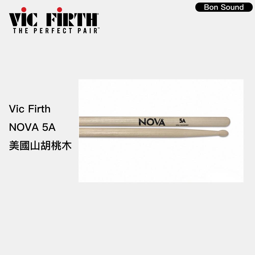 【BS】原廠公司貨 VIC FIRTH NOVA 山胡桃木鼓棒 5A/7A 原木色 黑色 紅色 N5A N7A 鼓棒-細節圖3