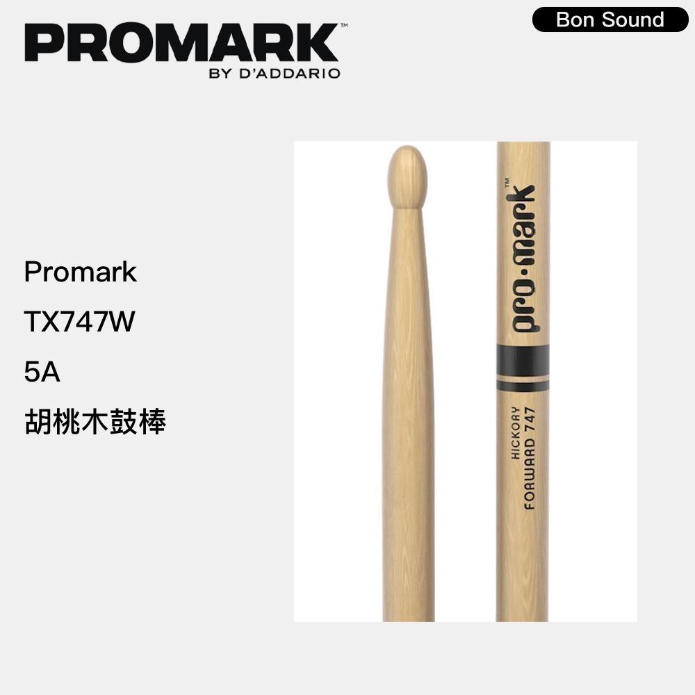 【BS】原廠公司貨 美國 Promark TX747W 鼓棒 5A Rock 胡桃木鼓棒-細節圖2