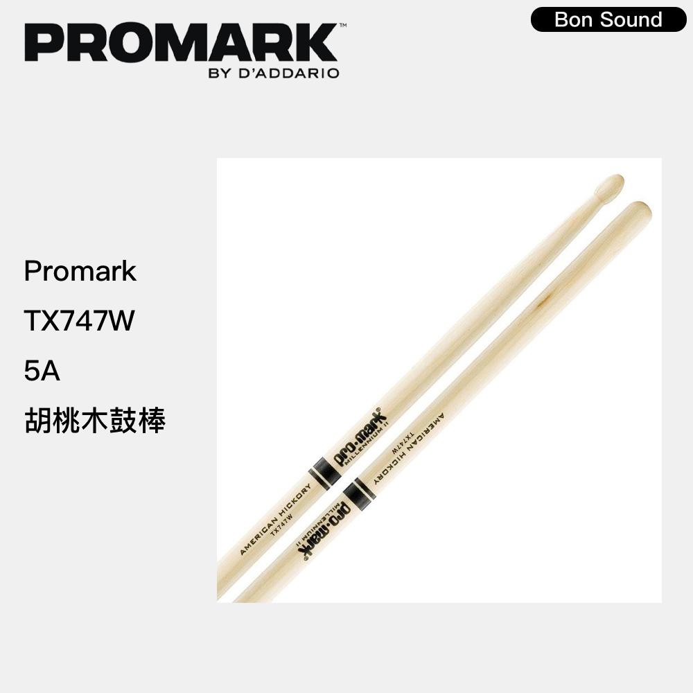 【BS】原廠公司貨 美國 Promark TX747W 鼓棒 5A Rock 胡桃木鼓棒-細節圖3