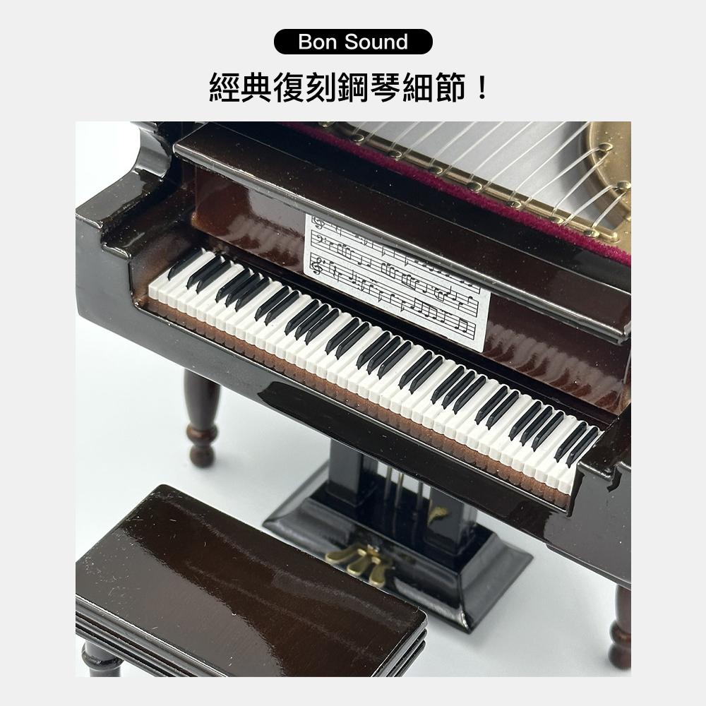 【BS】鋼琴模型 音樂盒 高級烤漆 仿真 迷你鋼琴 袖珍樂器 精品樂器模型 收藏 節日禮物 生日禮物｜實拍 現貨秒發-細節圖2