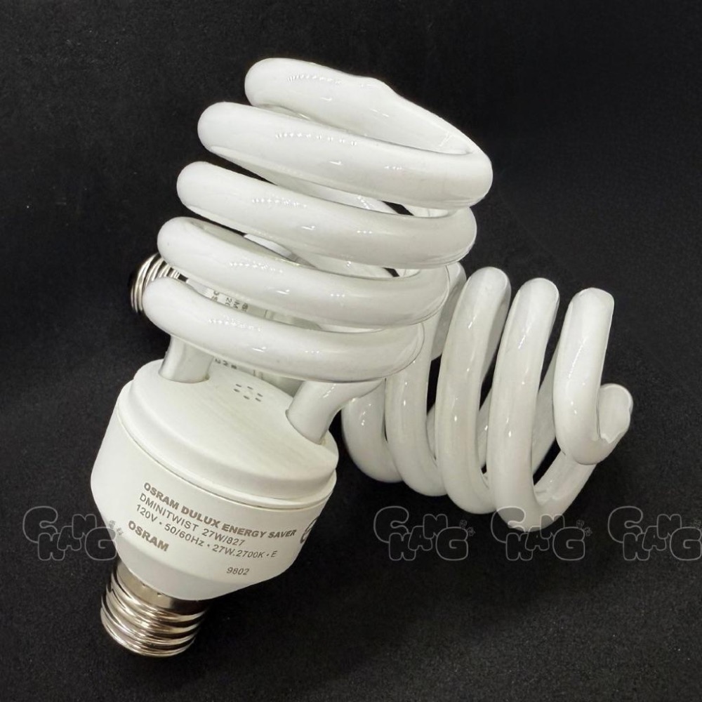 💧CHANG電料⚡️【OSRAM 歐司朗 27W 螺旋省電燈泡】E27 螺旋型 燈泡色黃光 燈泡 傳統燈泡 螺旋燈泡-細節圖4