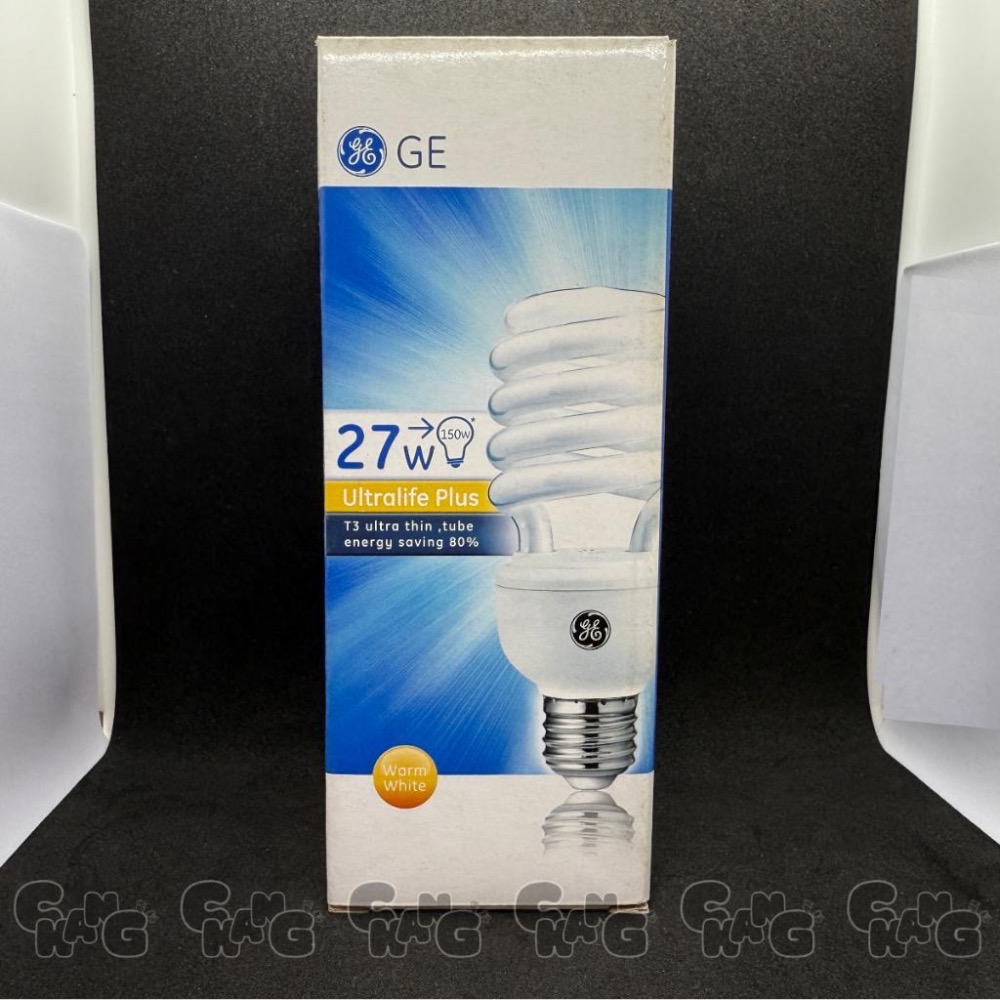 💧CHANG 電料⚡️【GE奇異 27W E27 螺旋型節能燈泡 / 黃光】高亮度・長壽命｜省電燈泡｜T3超薄燈管-細節圖2