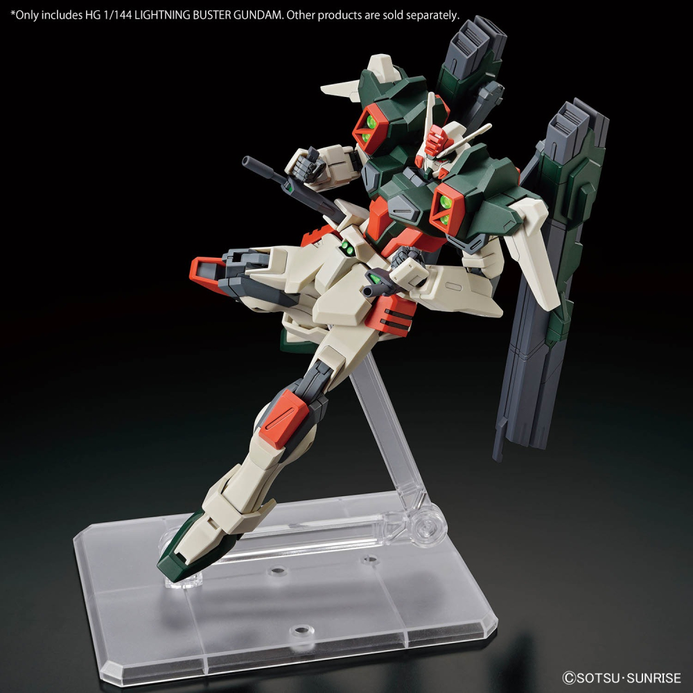 BANDAI SEED#253  HG 1/144 Lightning Buster Gundam - 閃電暴風鋼彈-細節圖5