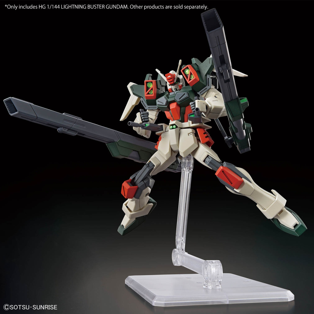 BANDAI SEED#253  HG 1/144 Lightning Buster Gundam - 閃電暴風鋼彈-細節圖6