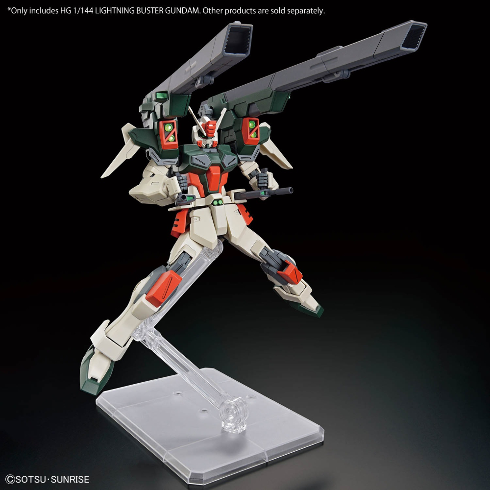 BANDAI SEED#253  HG 1/144 Lightning Buster Gundam - 閃電暴風鋼彈-細節圖7