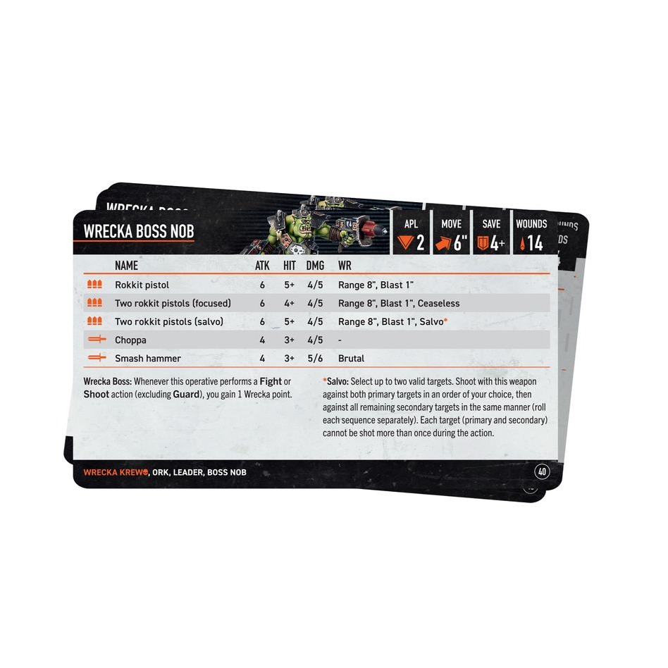 Kill Team: Wrecka Krew - Datacards (CHN) - 殺戮小隊數據卡：破壞專隊(簡中-細節圖3