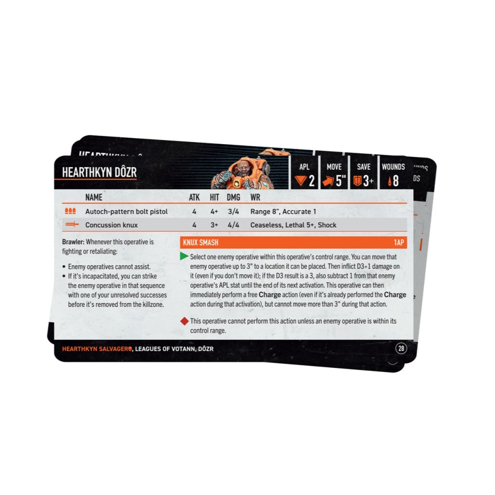 【戰鎚40k】Hearthkyn Salvagers Datacards (EN)-殺戮小隊數據卡：爐心打撈者(英文)-細節圖3