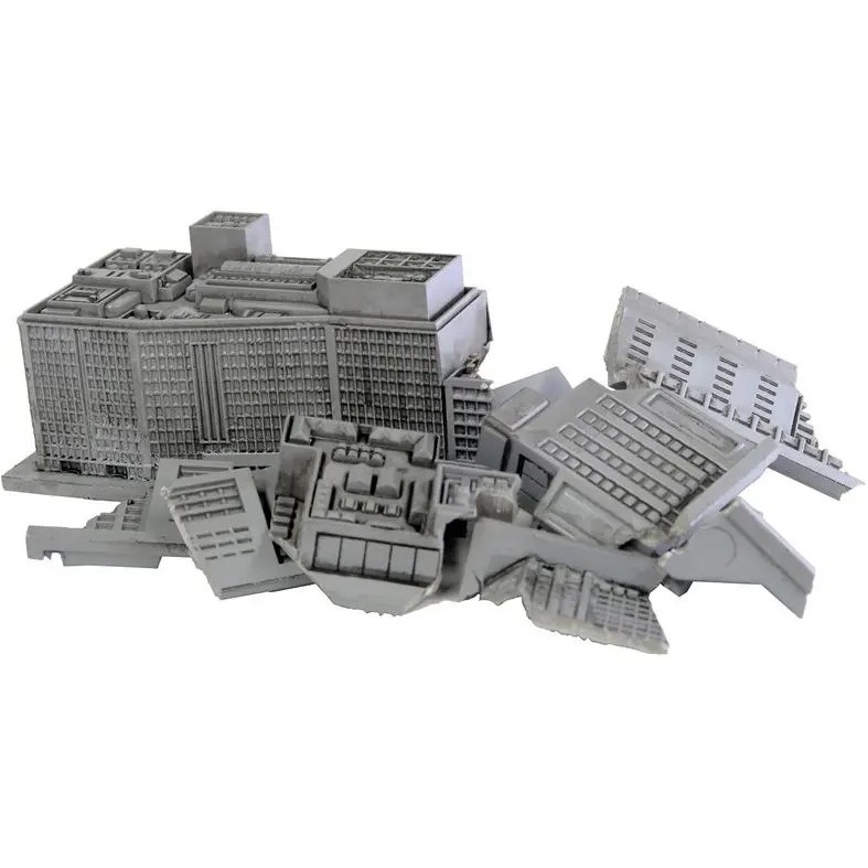 【Geocraper】Break Effect 1/2500 Terminal Station - 車站(可破壞模型)-細節圖3