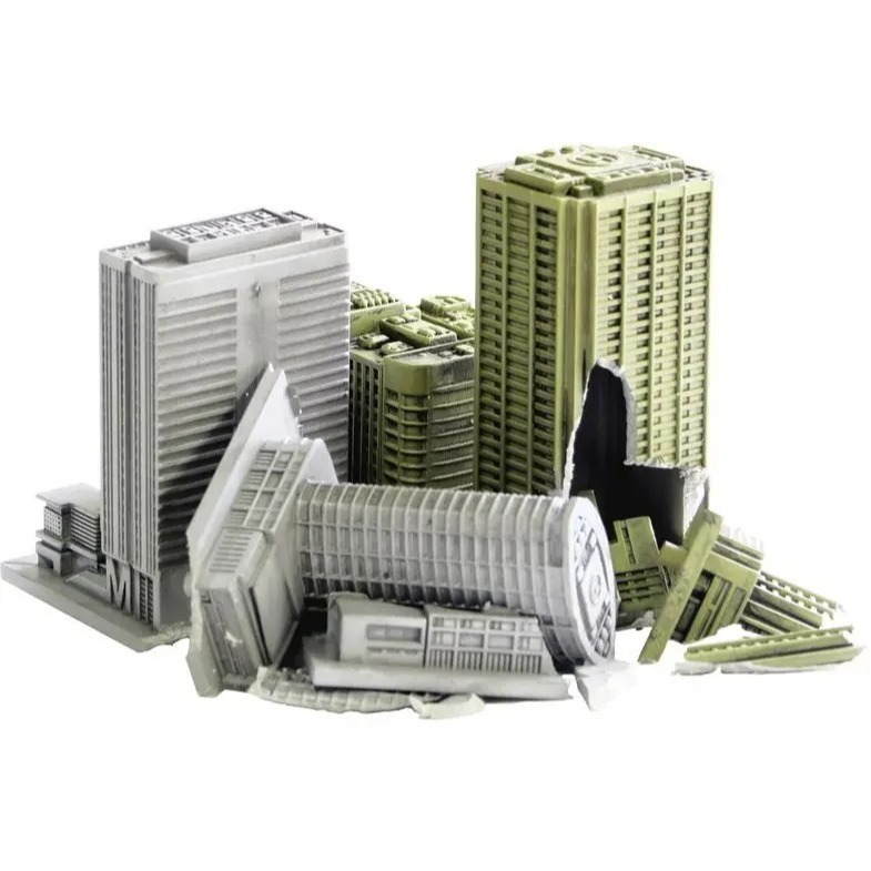 【Geocraper】Break Effect 1/2500 Mid-Rise Building-中層大樓-細節圖3