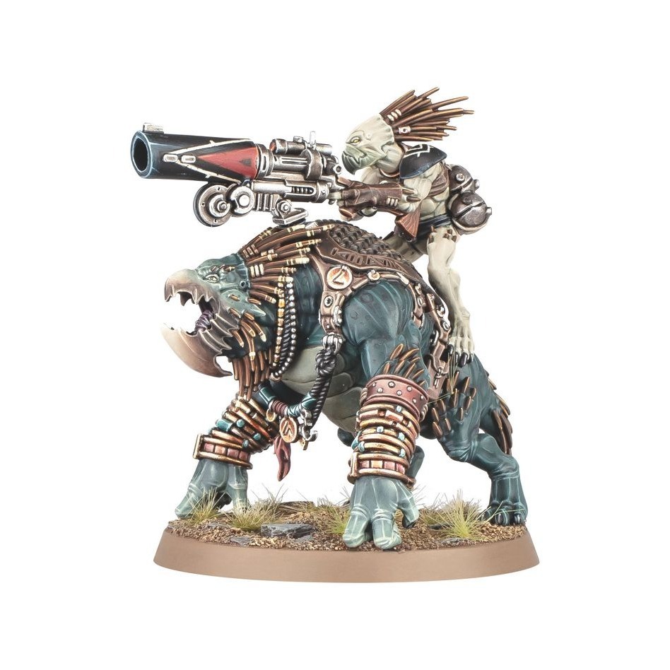 【戰鎚40k】T＇Au Empire: Krootox Rider - 鈦帝國：克魯特獸騎手-細節圖3