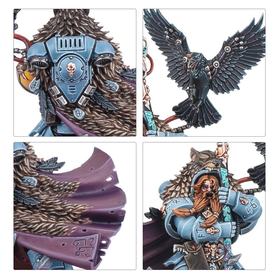 【戰鎚40k】Space Wolves: Njal Stormcaller - 太空野狼：風暴召喚者納吉奧-細節圖2