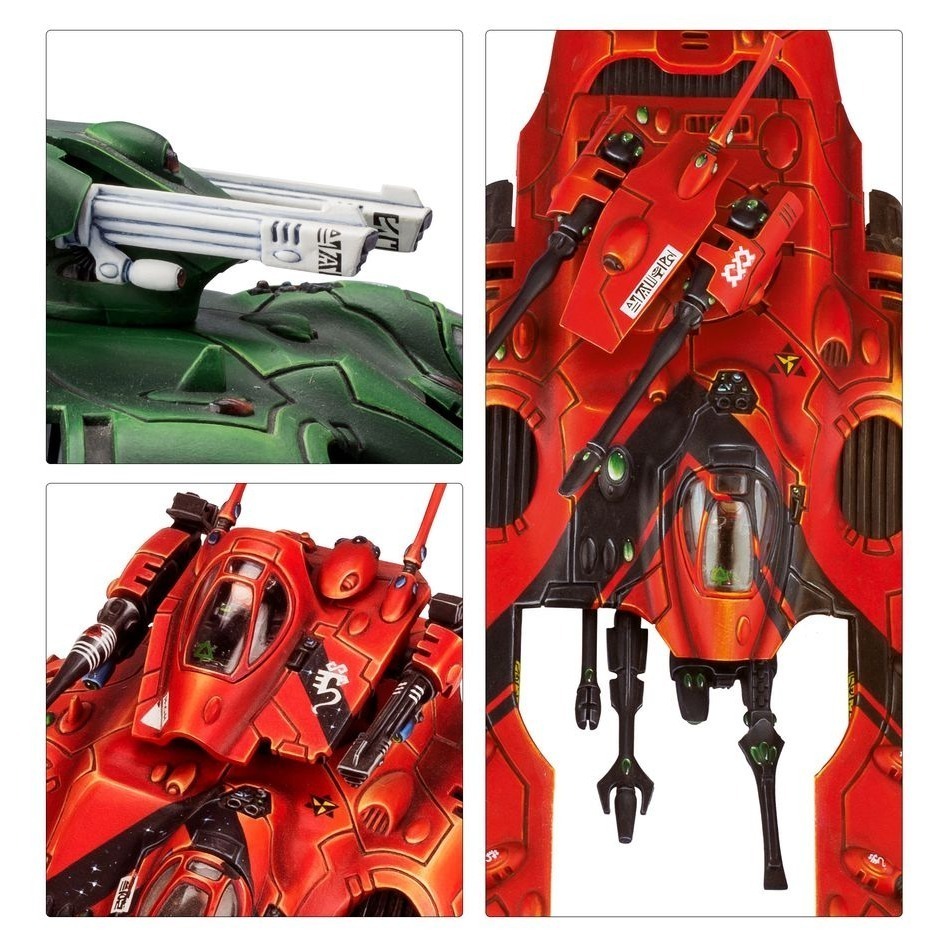 【戰鎚40k】Aeldari: Wave Serpent/Falcon - 艾達靈族：波蛇飛艇-細節圖4