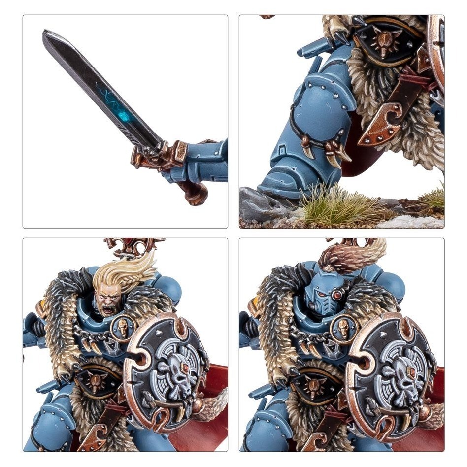 【戰鎚40k】Space Wolves: Wolf Guard Battle Leader - 太空野狼：狼衛戰鬥領袖-細節圖5