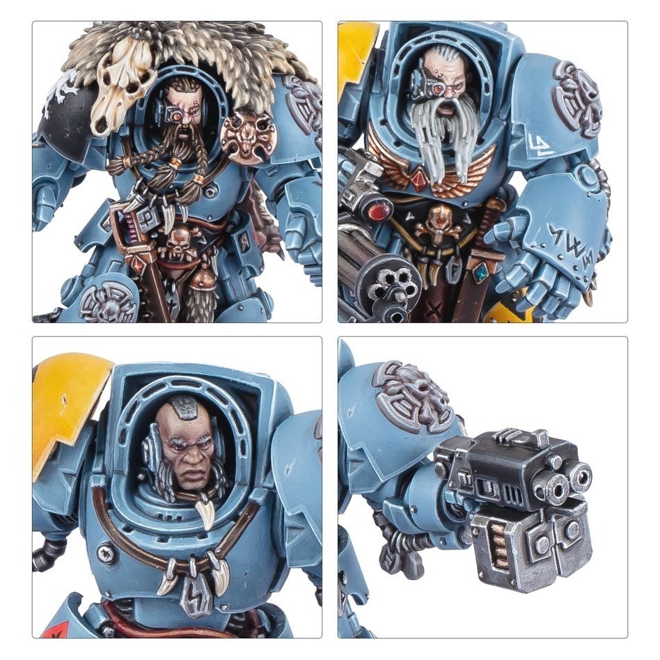 【戰鎚40k】Space Wolves: Wolf Guard Terminators - 太空野狼：狼衛終結者-細節圖3