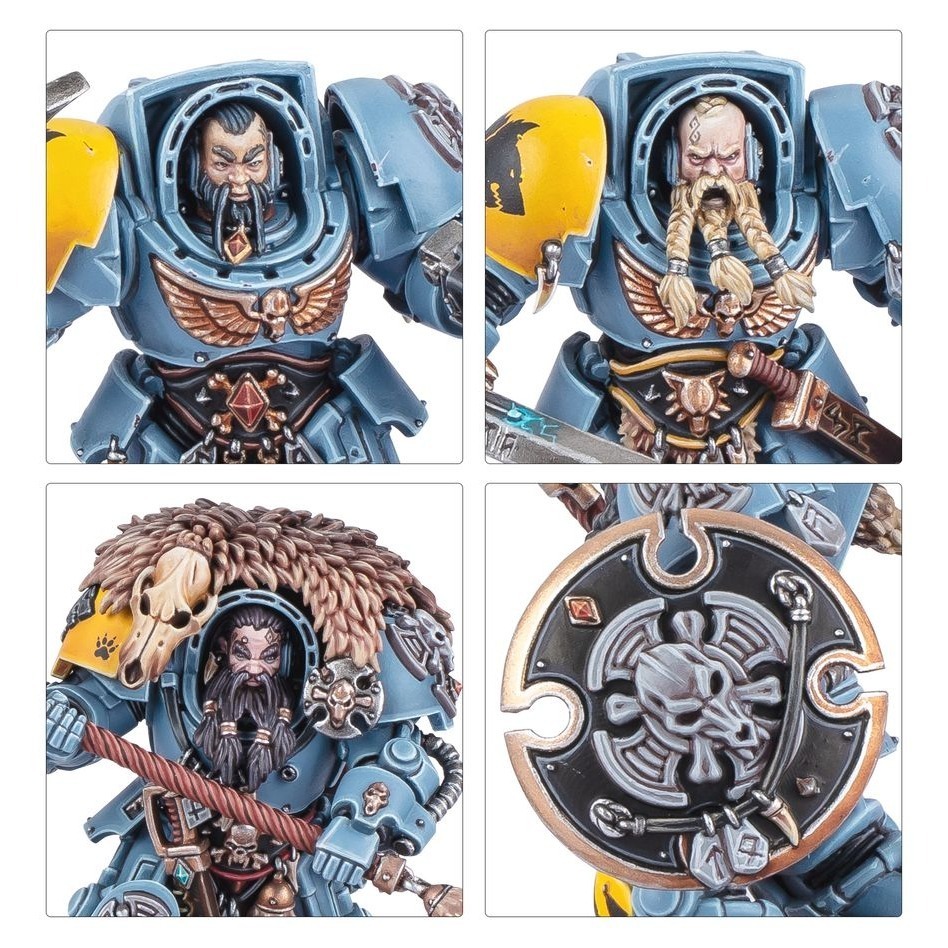 【戰鎚40k】Space Wolves: Wolf Guard Terminators - 太空野狼：狼衛終結者-細節圖4