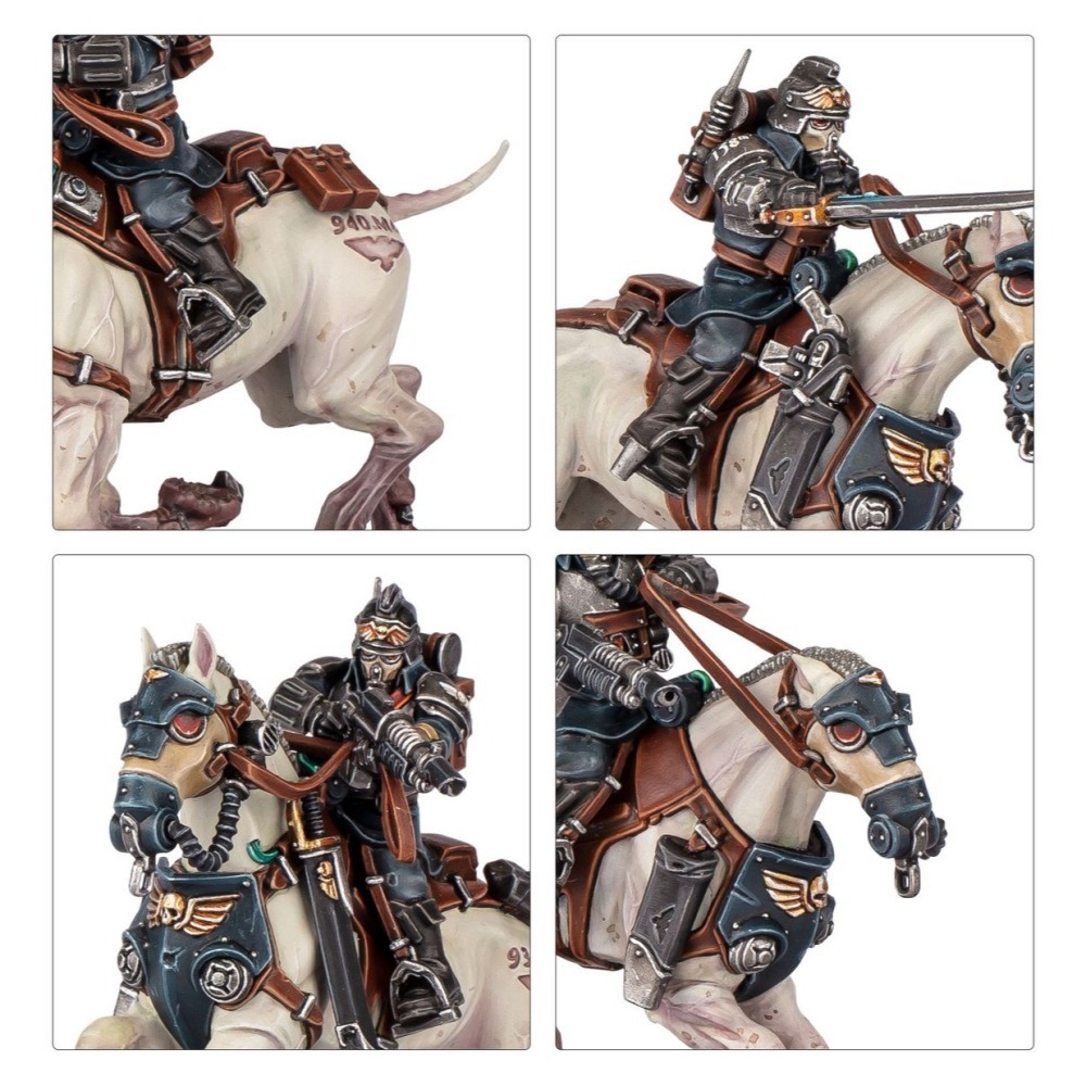 【戰鎚40K】Astra Militarum: Death Riders - 星界軍：克里格死亡騎兵-細節圖3