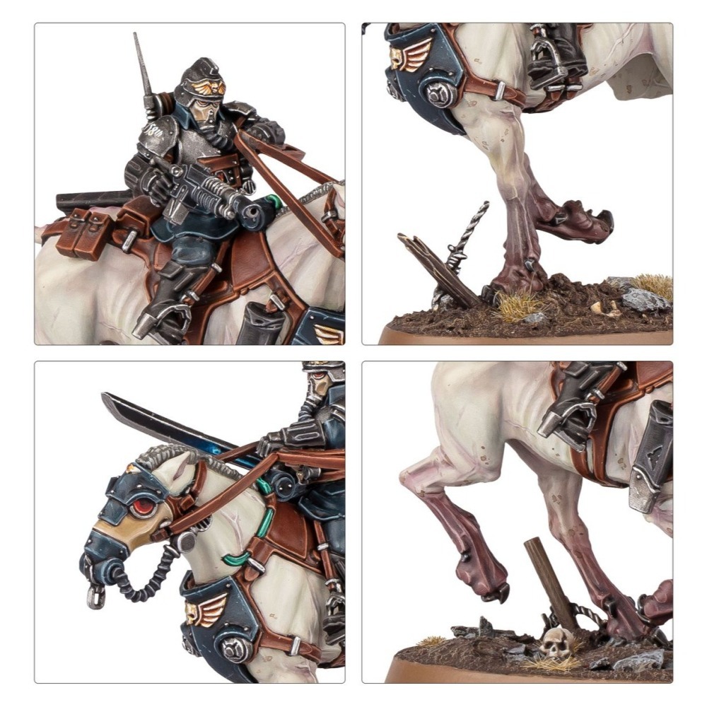 【戰鎚40K】Astra Militarum: Death Riders - 星界軍：克里格死亡騎兵-細節圖4
