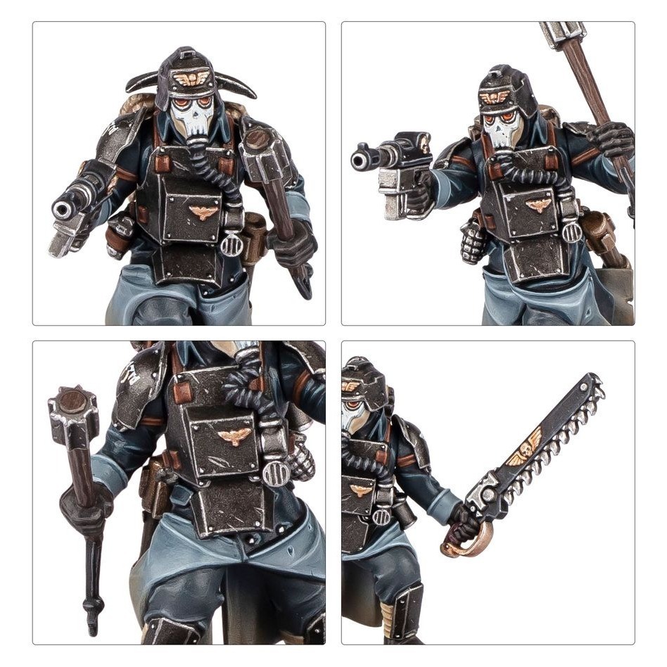 【戰鎚40K】Astra Militarum: Krieg Combat Engineers -星界軍：克里格戰鬥工兵-細節圖3