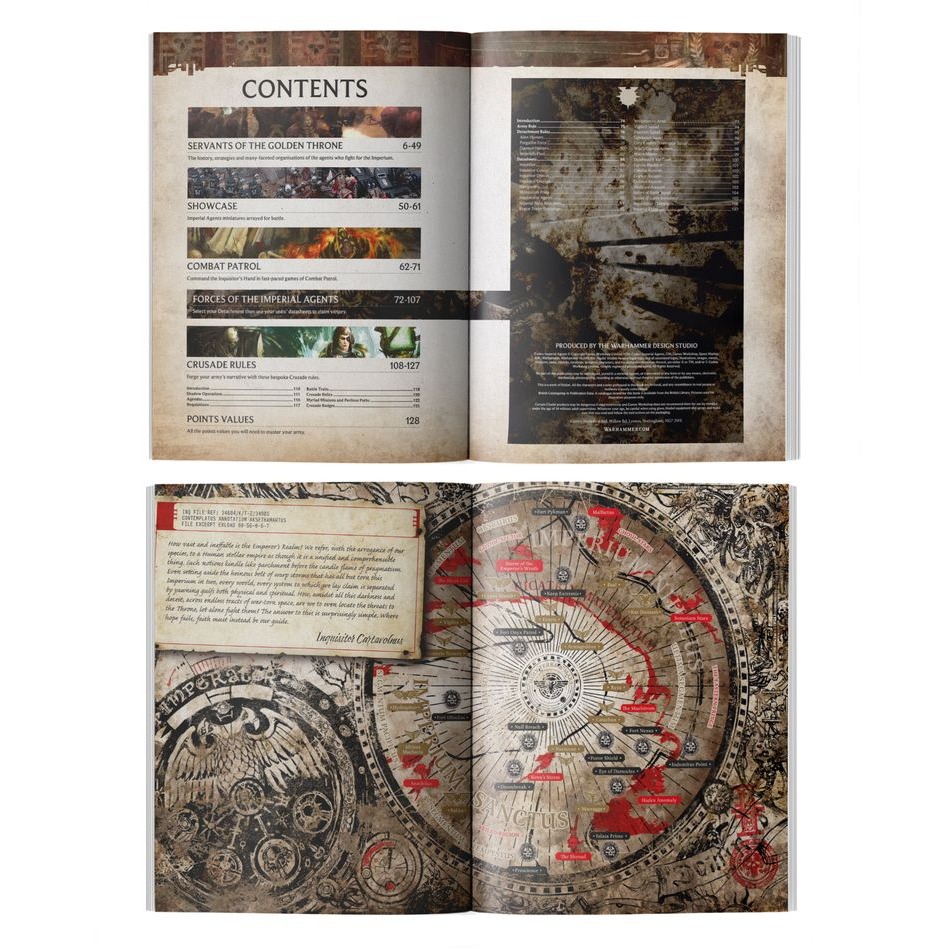 【戰鎚40K】Imperial Agents: Codex (English) - 聖典：帝國特勤(英文版)-細節圖2