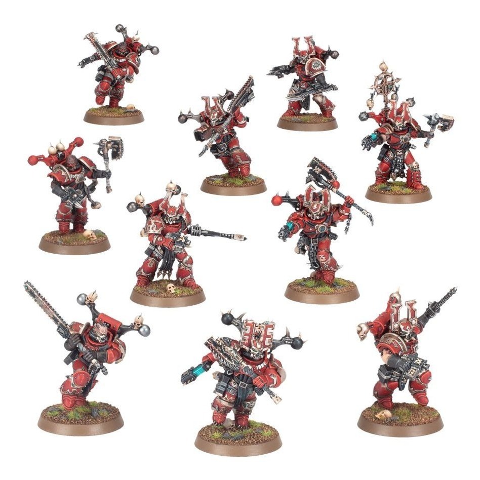 【戰鎚40K】World Eaters: Khorne Berserkers - 吞世者恐虐狂戰士-細節圖2