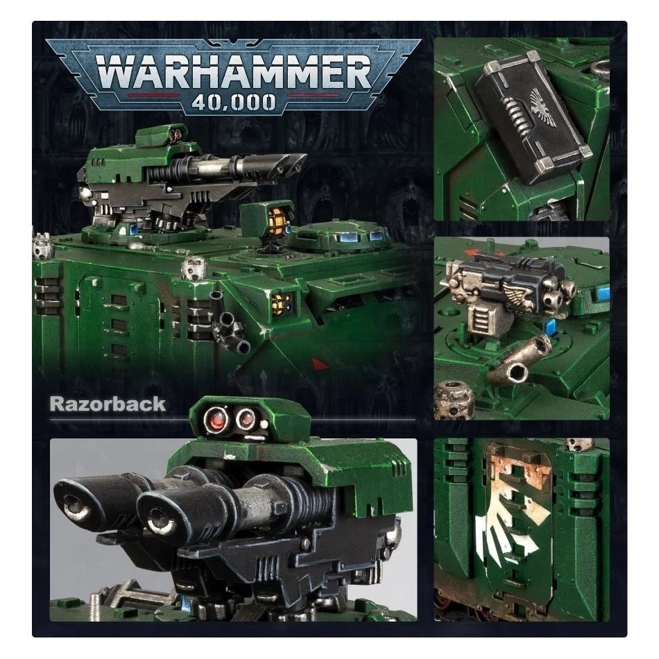 【戰鎚40K】Warhammer 40k - Space Marines Razorback - 星際戰士野豬坦克-細節圖7