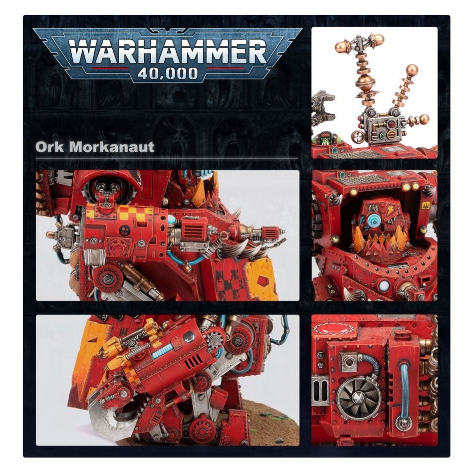 【戰鎚40k】Orks: Morkanaut - 歐克蠻人葛克機兵-細節圖3
