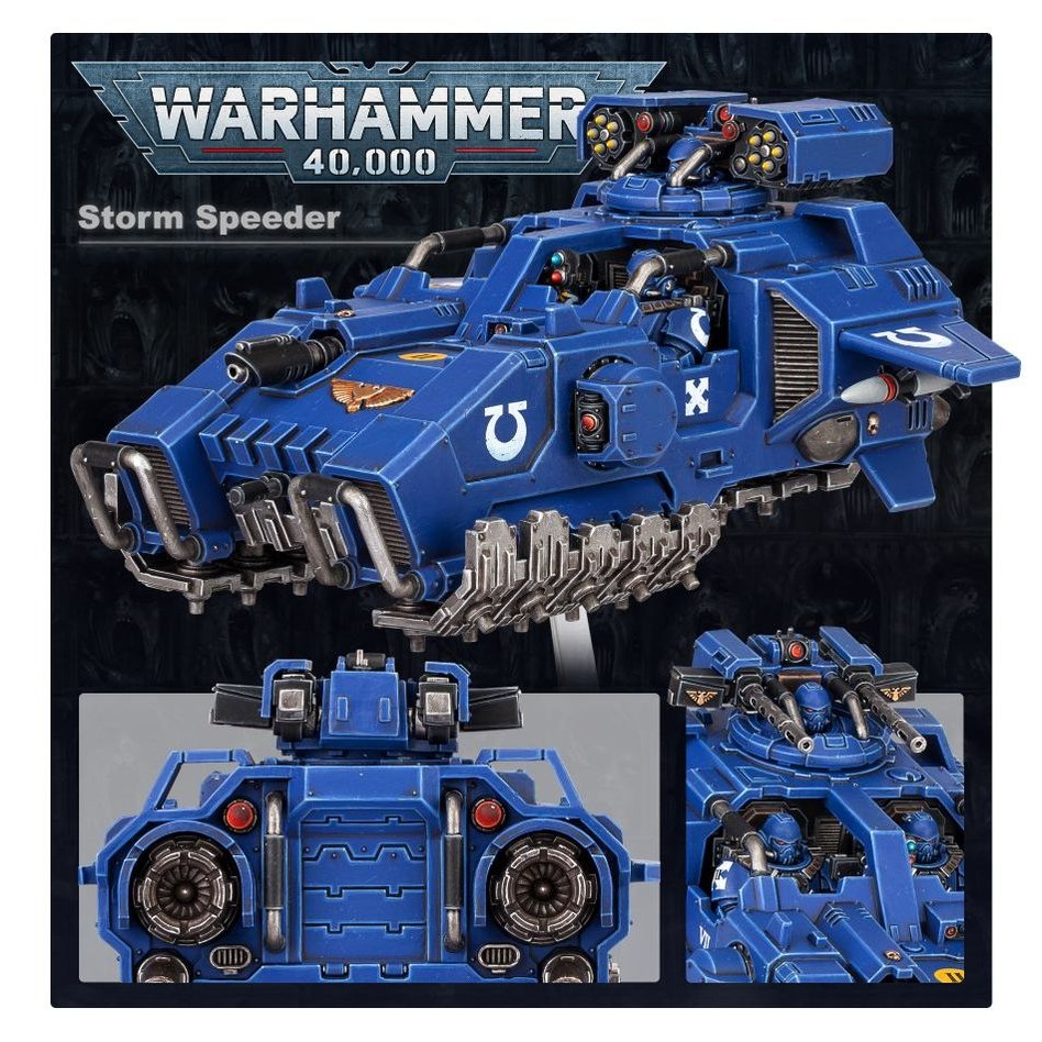 【戰鎚40K】Space Marines: Storm Speeder - 星際戰士風暴速攻艦-細節圖3