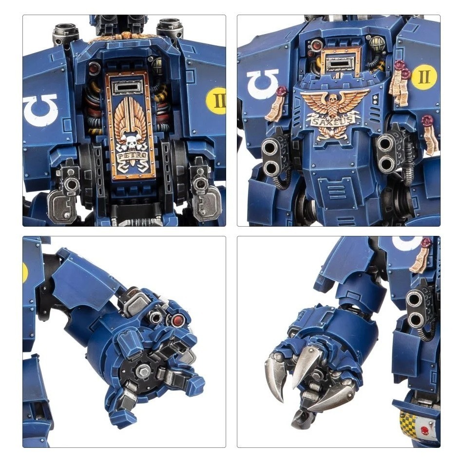 【戰鎚40K】Space Marines: Brutalis Dreadnought - 星際戰士兇暴型無畏機兵-細節圖3