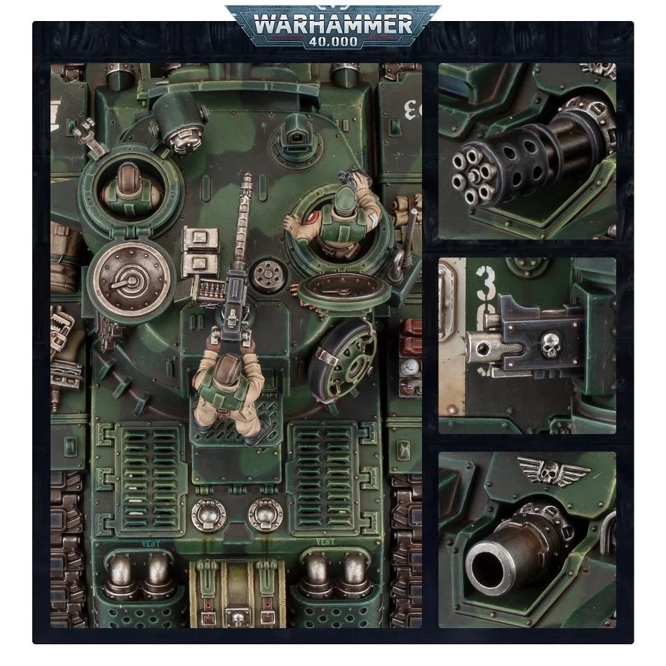 【戰鎚40K】 Rogal Dorn Battle Tank - 星界軍羅格多恩戰鬥坦克-細節圖4