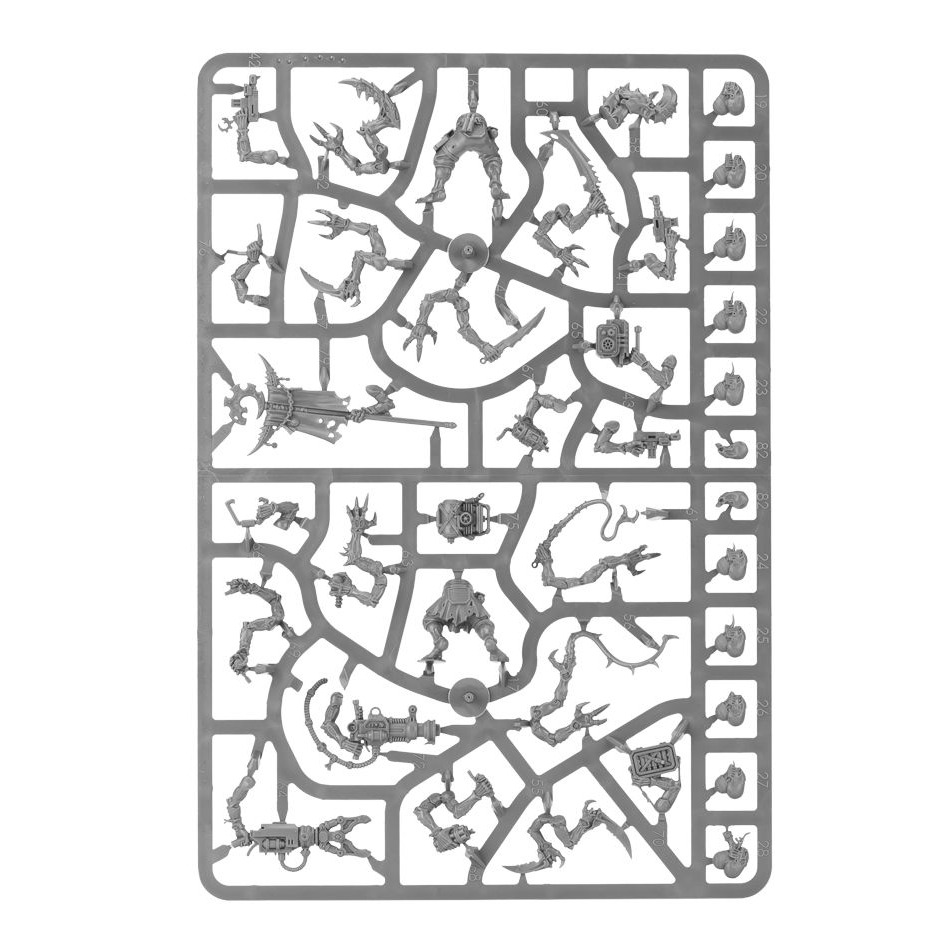 【戰鎚40k】Genestealer Cults: Acolyte Hybrids - 基因竊取者教派侍僧混種-細節圖4