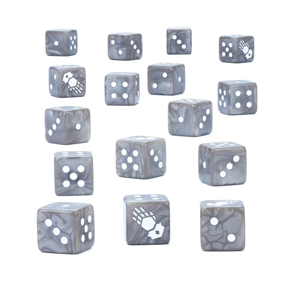 【戰鎚40k】Iron Hands: Dice Set - 戰鎚40,000：鋼鐵之手套骰-細節圖2