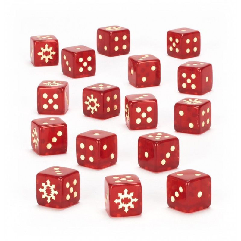 【戰鎚40k】World Eaters: Dice Set - 戰鎚40,000：吞世者套骰組-細節圖2