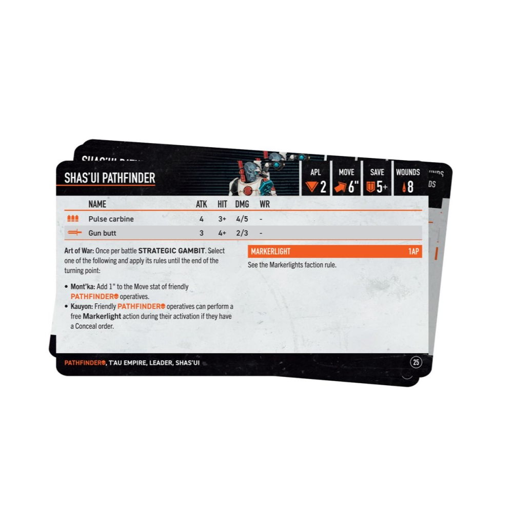 【戰鎚40k】Kill Team:Pathfinders Datacards(English)-探路者數據卡(英文版)-細節圖3