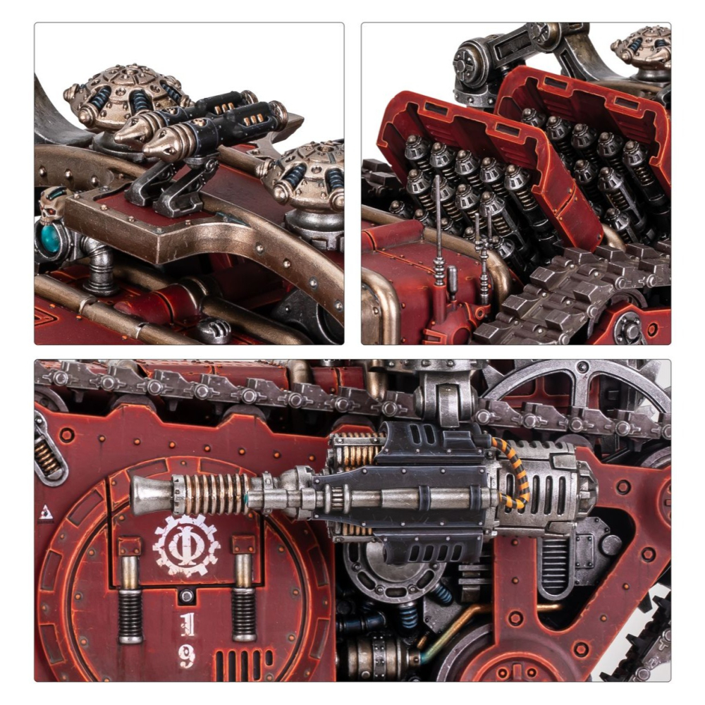 【戰鎚荷魯斯之亂】Mechanicum: Karacnos Assault Tank - 機械教：卡拉諾斯突擊坦克-細節圖3