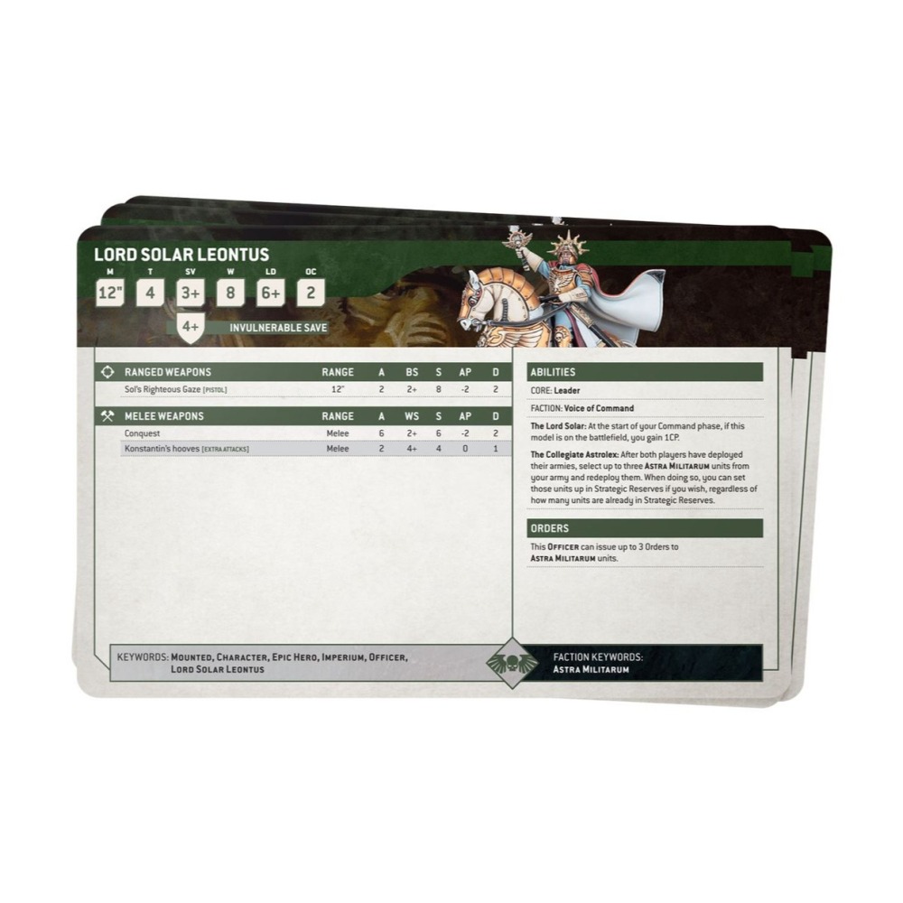 【戰鎚40k】Astra Militarum:Datasheet Cards (Chinese)-數據卡：星界軍(簡中)-細節圖2