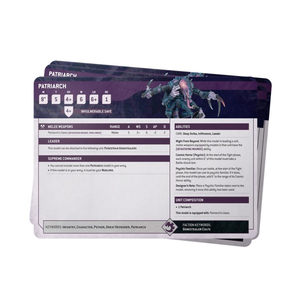 【戰鎚40k】Datasheet:Genestealer Cult(Chinese)- 數據卡:基因竊取者教派(簡中)-細節圖2