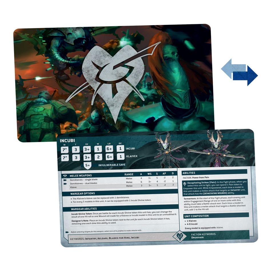【戰鎚40k】Drukhari: Datasheet Cards (Chinese) - 數據卡：黑暗靈族(簡中版)-細節圖2