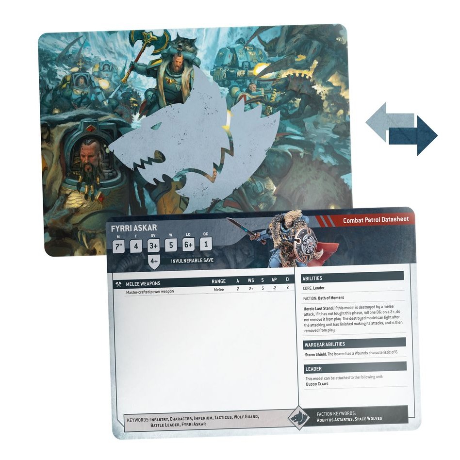 【戰鎚40k】Space Wolves: Datasheet Cards(English)-數據卡：太空野狼(英文版)-細節圖2