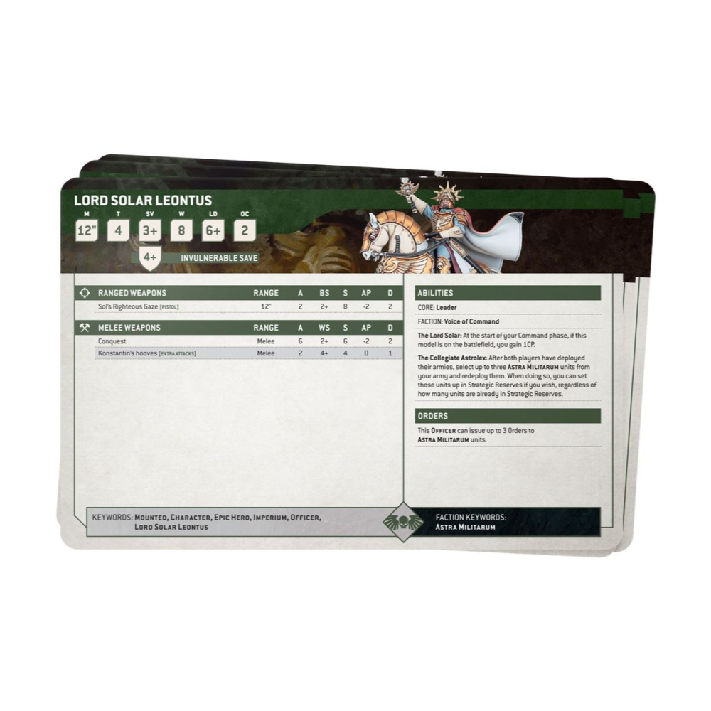 【戰鎚40k】Astra Militarum:Datasheet Cards(English)-數據卡：星界軍(英文)-細節圖2