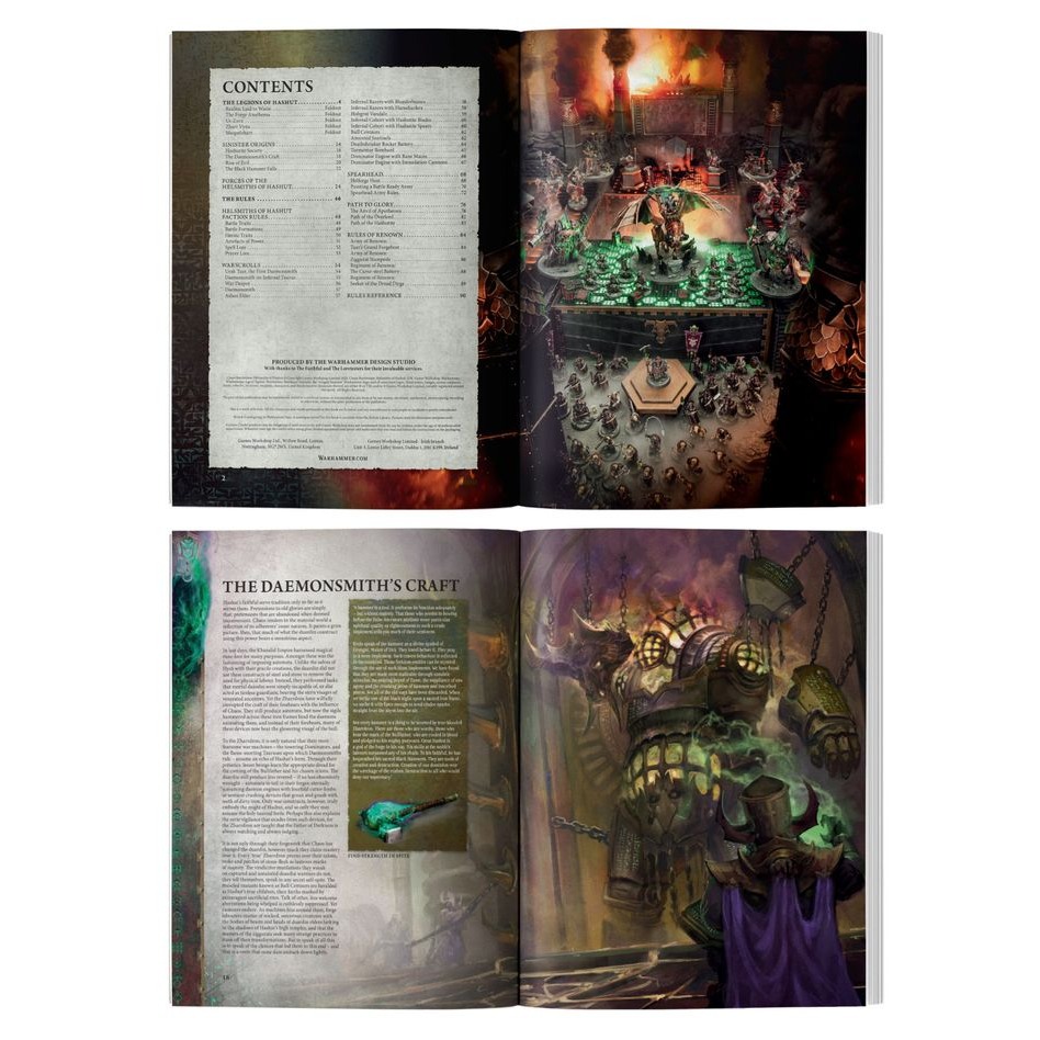 【AOS】Helsmiths of Hashut:Battletome(ENG)-戰鬥寶典：哈蘇特地獄鐵匠(英文版)-細節圖2
