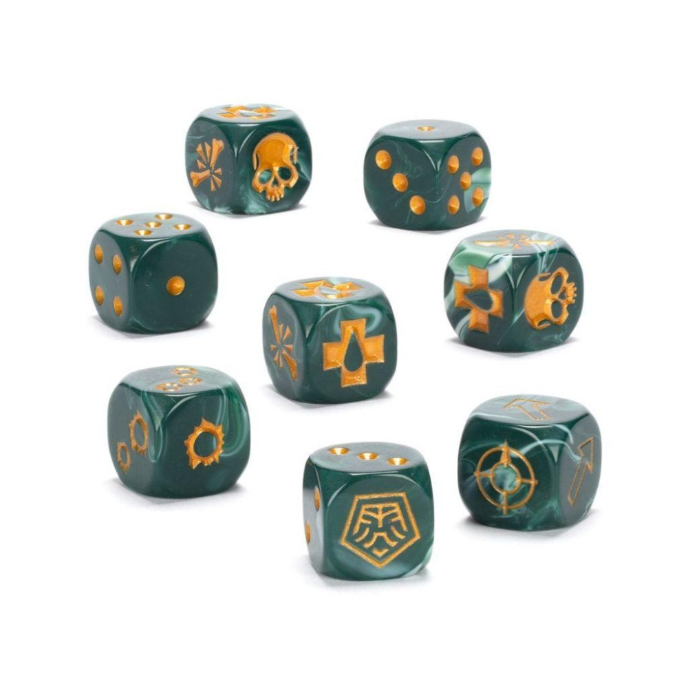 【涅克羅蒙達】Necromunda:Halls of the Ancients Dice Set-涅克羅蒙達：先祖大廳骰-細節圖2