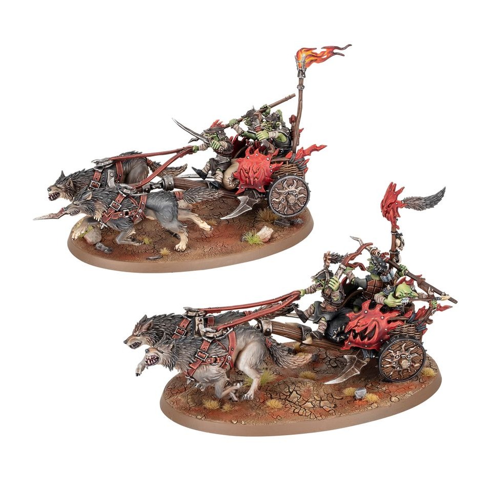 【戰鎚AOS】Gloomspite Gitz: Sunsteala Wheelas - 暗怨地精：盜陽戰車-細節圖2