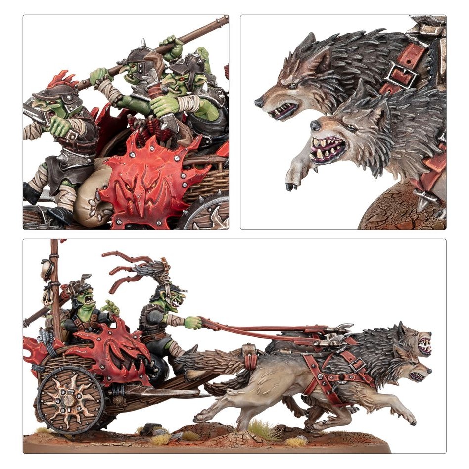【戰鎚AOS】Gloomspite Gitz: Sunsteala Wheelas - 暗怨地精：盜陽戰車-細節圖3