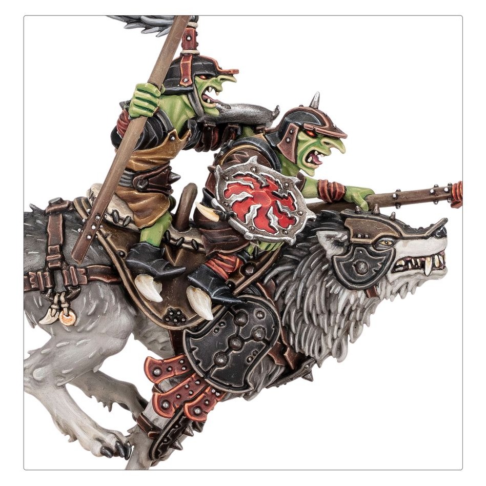 【戰鎚AOS】Gloomspite Gitz: Snarlpack Cavalry - 暗怨地精：齜牙獸合騎兵-細節圖4