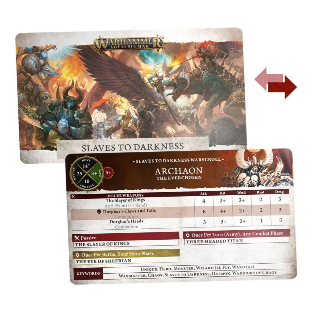 【戰鎚AOS】Slaves to Darkness:Warscroll Cards(ENG)-戰爭卷軸卡：黑暗之奴(英)-細節圖2