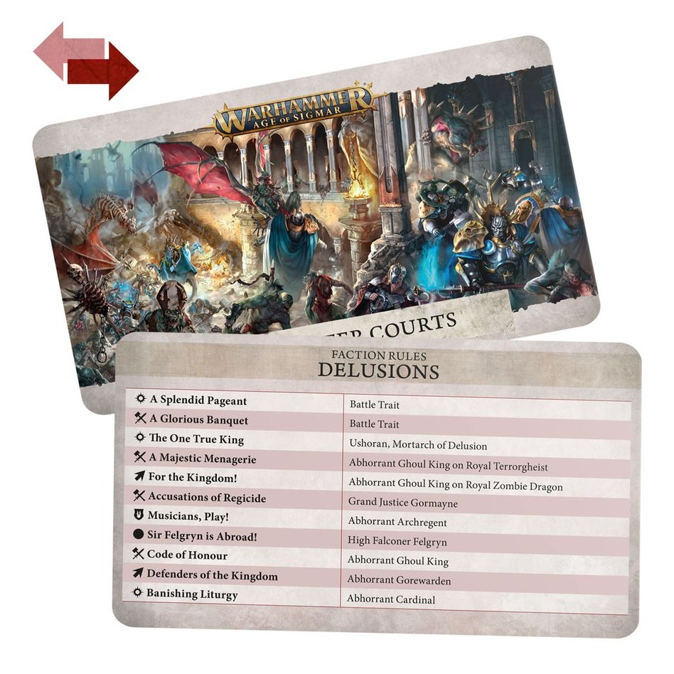 【AOS】Flesh-eater Courts:Warscroll Cards(ENG)-食肉王廷：戰爭卷軸卡片(英文)-細節圖2