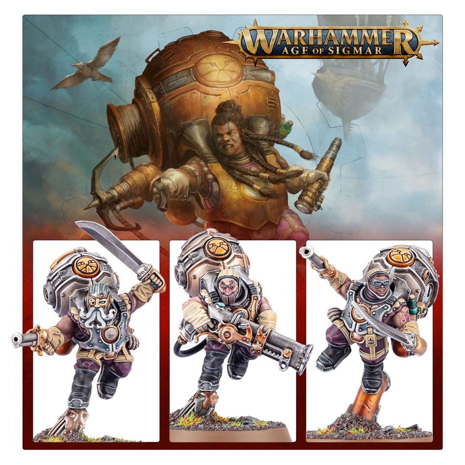 Kharadron Overlords: Vongrim Harpoon Crew - 卡拉頓空霸：馮格里姆打撈者-細節圖2