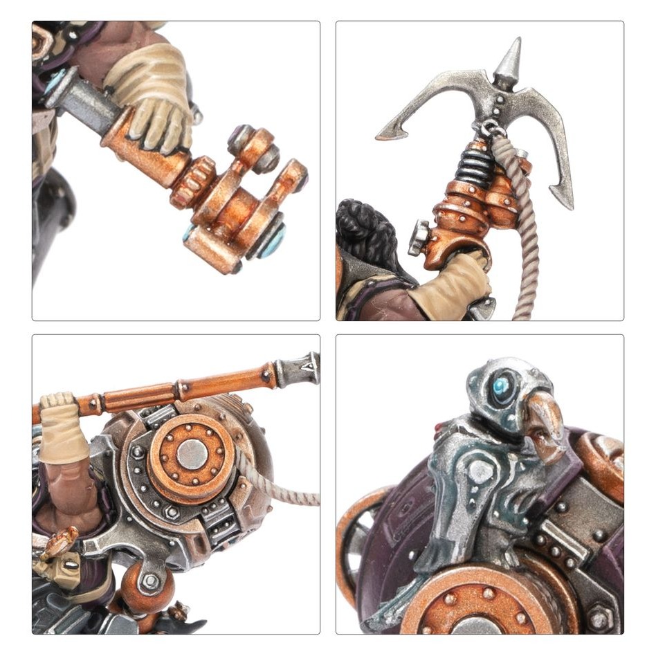 Kharadron Overlords: Vongrim Harpoon Crew - 卡拉頓空霸：馮格里姆打撈者-細節圖3